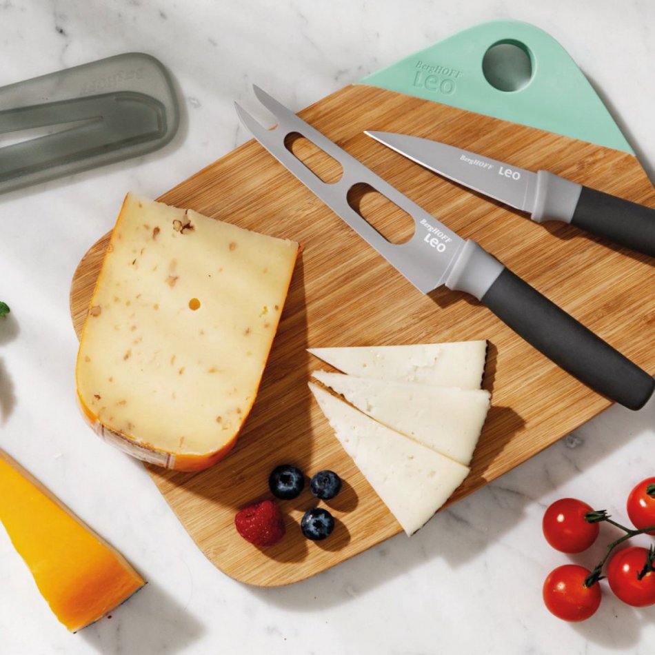 Leo Line snijplank + 2 messen