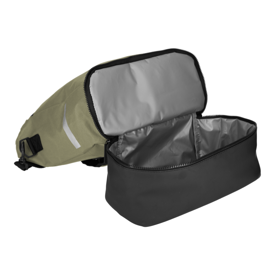 NORLÄNDER S.G. Fiets Shopper Met Koelvak RPET Olijfgroen