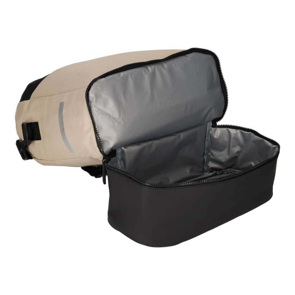 NORLÄNDER S.G. Fiets Shopper Met Koelvak RPET Taupe