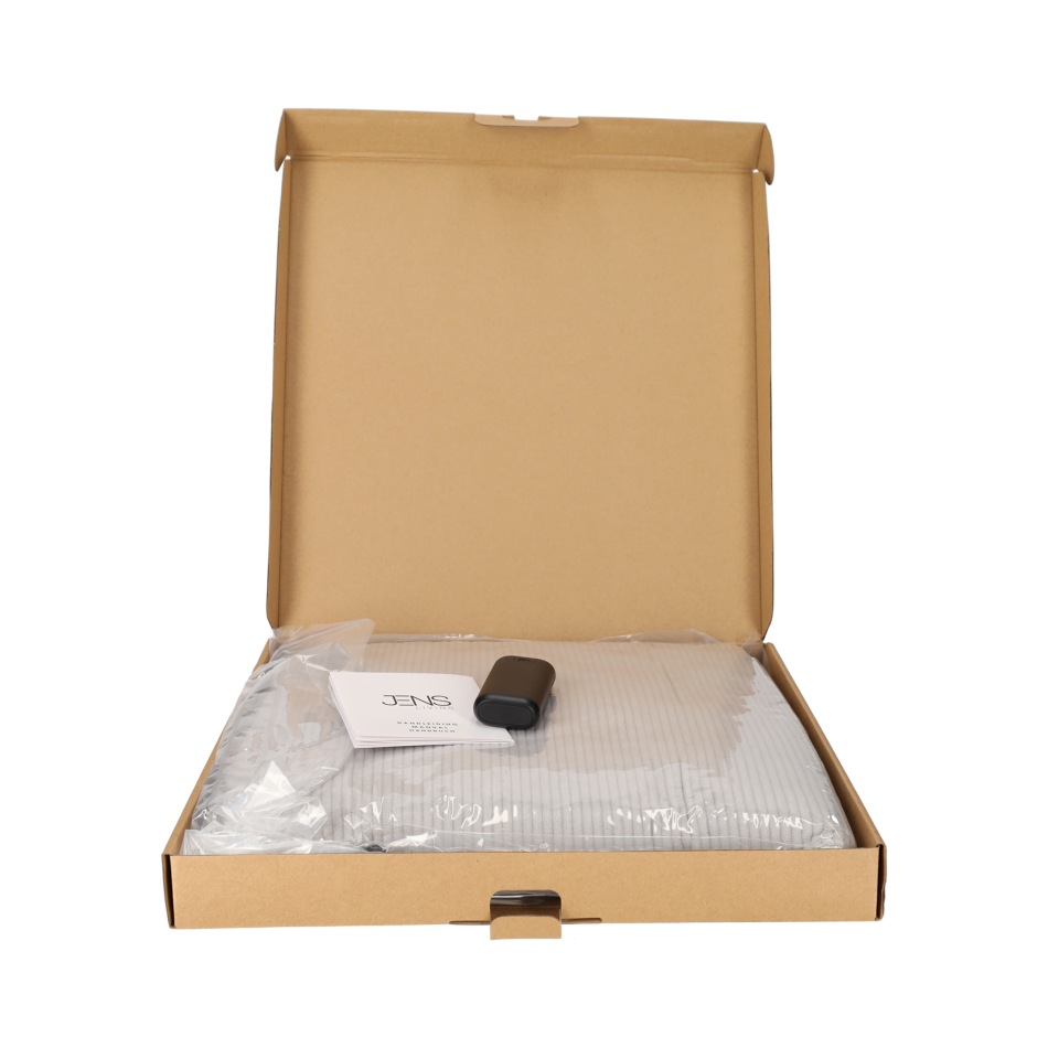 JENS Living Warmtekussen RPET 40x40 Lichtgrijs