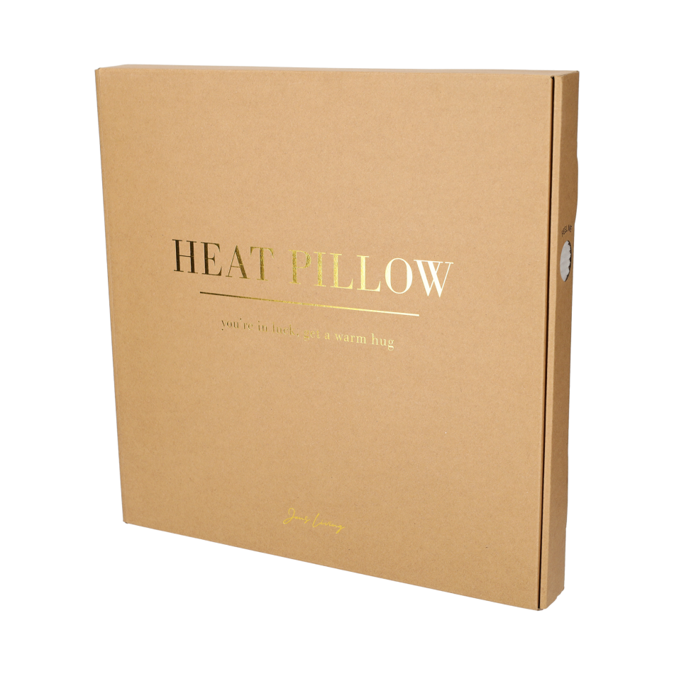 JENS Living Warmtekussen RPET 40x40 Lichtgrijs