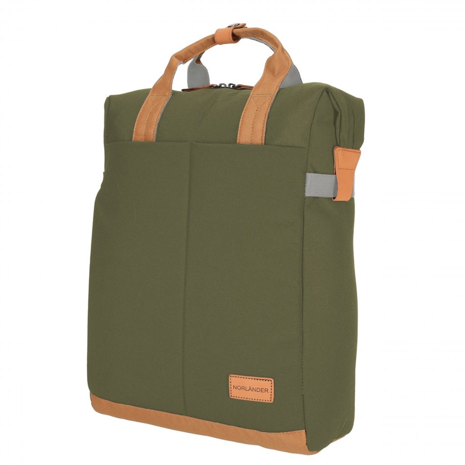 NORLÄNDER Shopper Rugtas Austin Groen